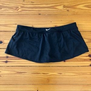Nike black mini swim skirt